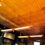 sunburst drop ceiling restaurant