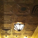 square 24 white metal ceiling