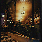 sunburst drop ceiling restaurant